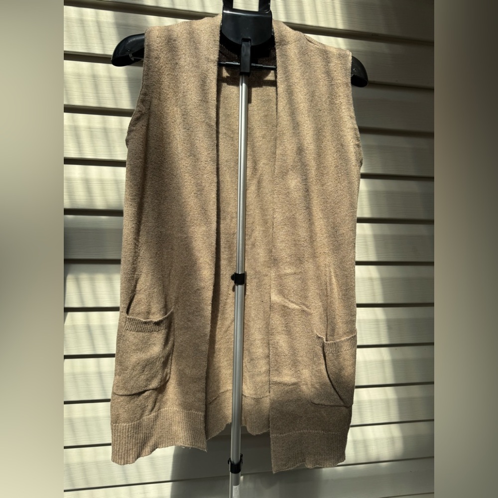 Karen Scott Brown Knit Cardigan
